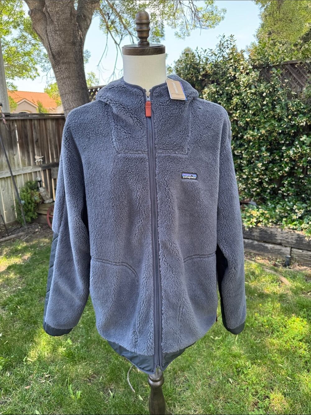 NWT Patagonia Men's Woolyester Pile Hoody Hoodie Smolder Blue Men's XXL New